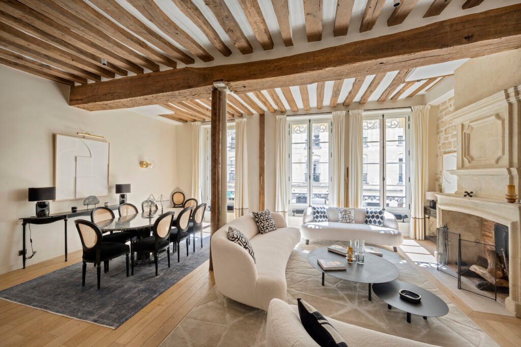RIDEAUX SUR MESURE PARIS 7 APPARTEMENT HAUSSMANNIEN