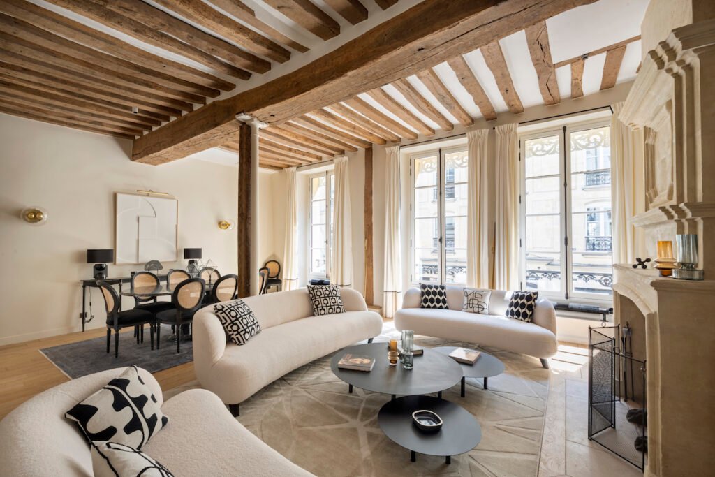 RIDEAUX SUR MESURE PARIS 7 APPARTEMENT HAUSSMANNIEN