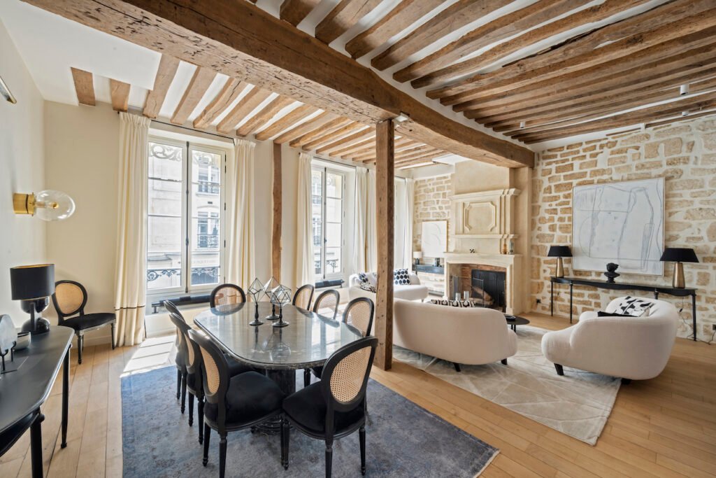 RIDEAUX SUR MESURE PARIS 7 APPARTEMENT HAUSSMANNIEN