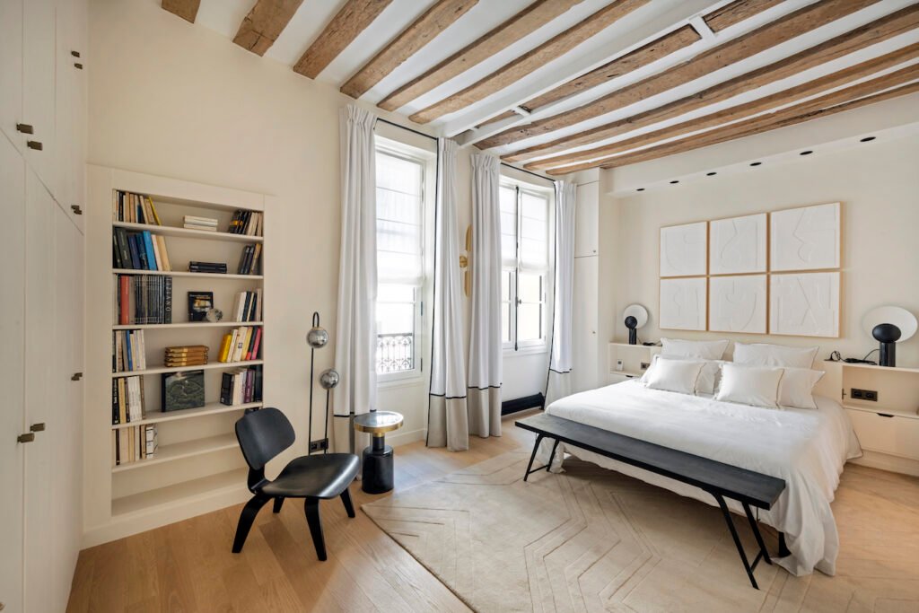 RIDEAUX SUR MESURE PARIS 7 APPARTEMENT HAUSSMANNIEN