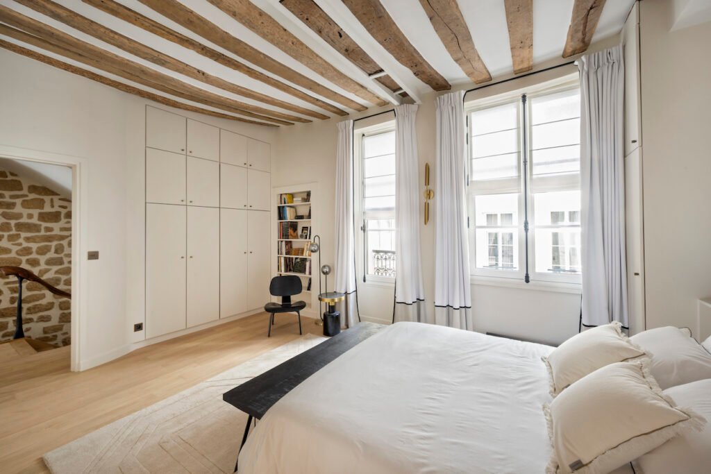RIDEAUX SUR MESURE PARIS 7 APPARTEMENT HAUSSMANNIEN