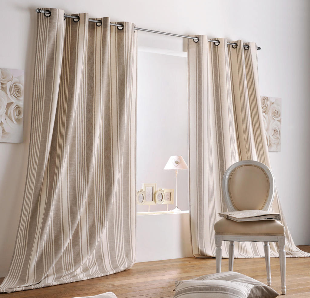 TISSU COTON POUR RIDEAUX SUR MESURE