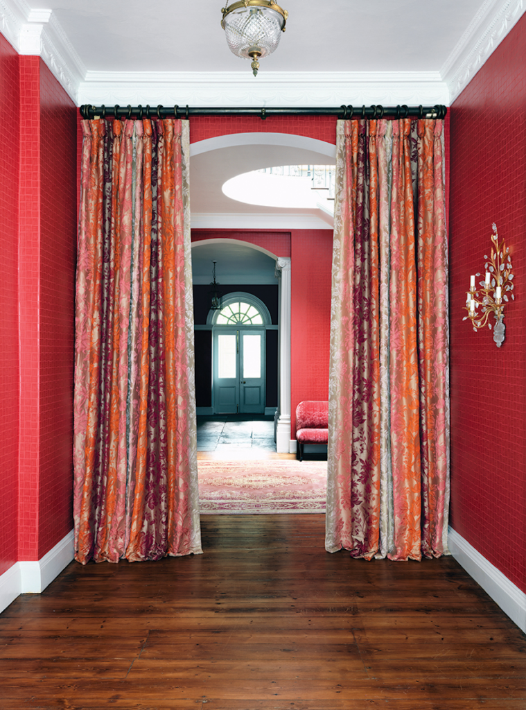 TISSU SOIE JACQUARD POUR RIDEAUX SUR MESURE