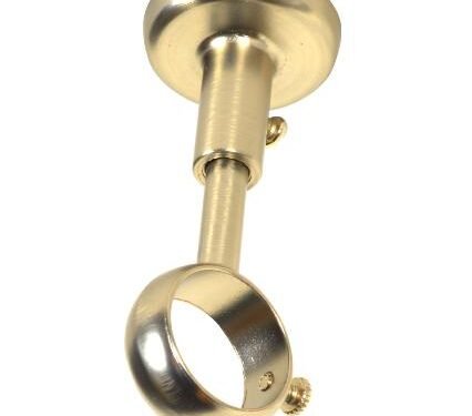 Tringles à Rideaux Collection Auro : 2 Supports Mixtes Plafond-Mur - 66037