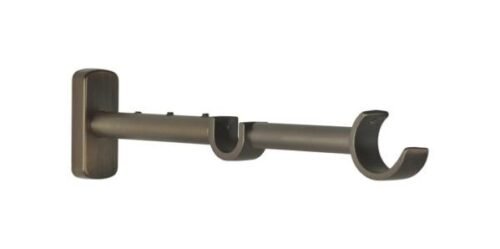 2 SUPPORTS DOUBLES EXTENSIBLES 210MM MUR Ø 25MM + 16MM - 66785 - 35