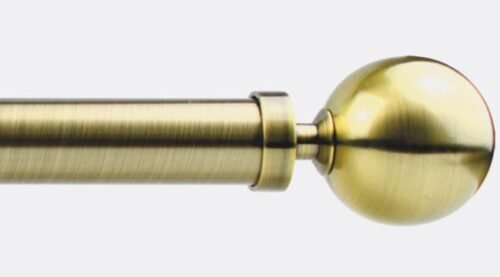 2 embouts contemporain pour tube Alliance ø20 mm - Bronze  - B29263