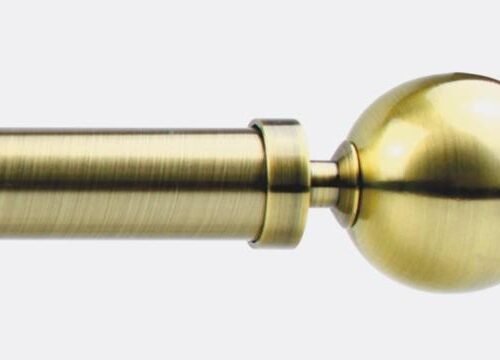 2 embouts contemporain pour tube Alliance ø20 mm - Bronze - B29263