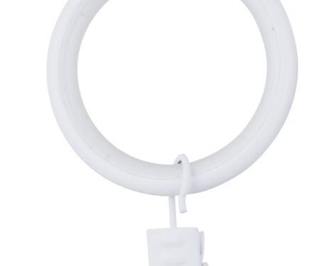 Paquet 10 anneaux à pince avec silencieux ø40x50 mm pour tube ø28 mm - B36028