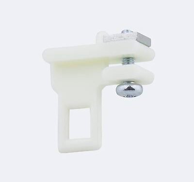 Fixe mobile avec suspendeur pour rail 100 Blanc
