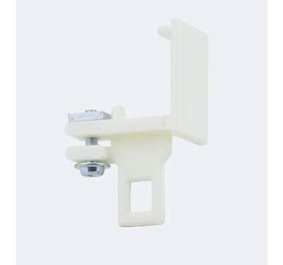 Fixe embout avec suspendeur pour rail 100 Blanc