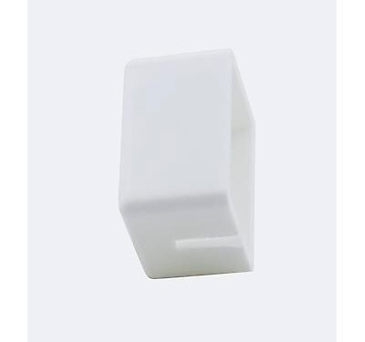 Embout pour rail 100 Blanc