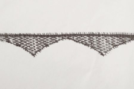 Bande Écaille Dentelle Grise