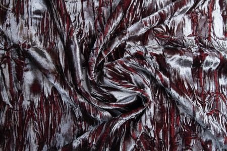 Velours Eumènes froissé changeant