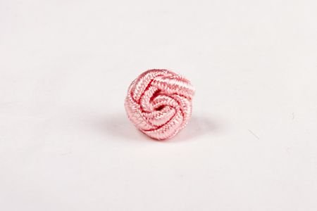 Bouton "Pelotte de Chat" Corde Rose