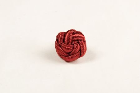 Bouton "Pelotte de Chat" Corde Rubis