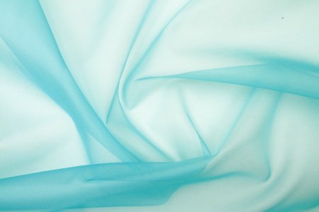 Organza de Soie Turquoise Foncé