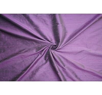 Coupon Shantung de soie  Iris de 2m20