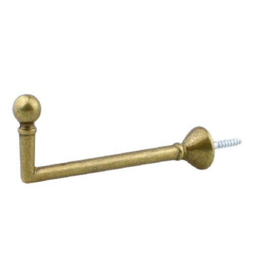 2 Gonds 8cm d'embrasse coloris Bronze pour embrasses