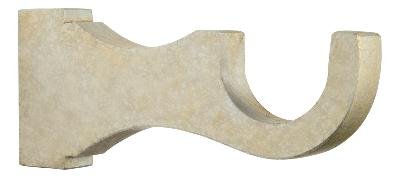 Tringles à Rideaux Collection Castel : 1 Support Mur, Coloris Métallisé - 62026