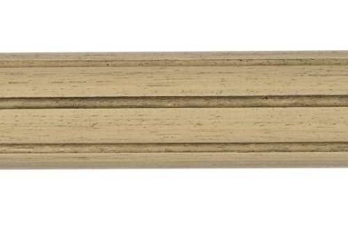 Tringles à Rideaux Collection Castel : 1 Bâton en Bois Ton Pierre, 50mm de diamètre