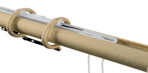 Tringles à Rideaux Collection Castel : 1 Bâton en Bois à Tirage, 50mm de diamètre