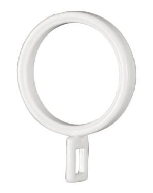 Tringles à Rideaux Collection Costa : 6 Anneaux Ronds pour Tube Arrière - 62373