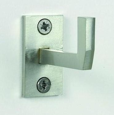 Tringles à Rideaux Collection Havana : 2 Gonds en Nickel Brossé - 68231