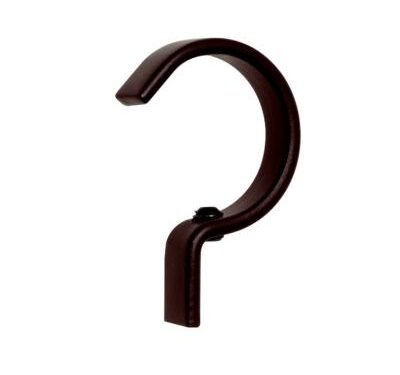 Tringles à Rideaux Collection Medicis : 6 Anneaux de Blocage Peints pour Tube Arrière