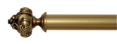 Tringles à Rideaux Collection Medicis : 2 Embouts Fiore Métallisés