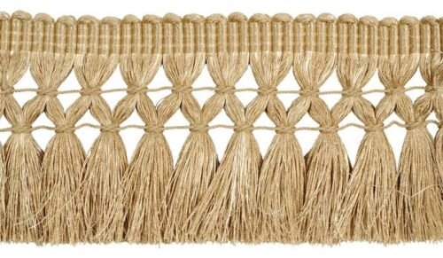 Passementerie Collection Onyx : Frange Postillons Version Métallisée