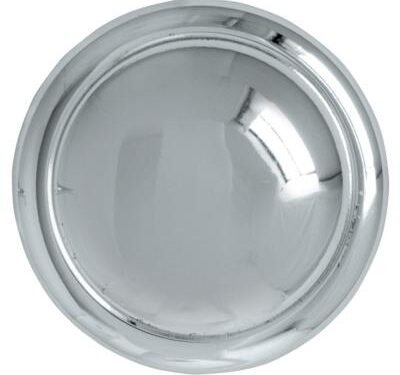 Tringles à Rideaux Collection Palace Chrome : 1 Rosace Regence en Laiton Chromé - 63661