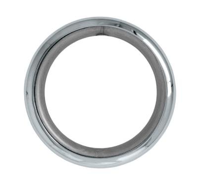 Tringles à Rideaux Collection Palace Chrome : 1 Anneau en Laiton Chromé Creux - 63710