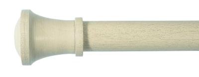Tringles à Rideaux Collection Villa : 2 Embouts Pommeau Coloris Naturels - 62077