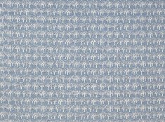 Toile coton imprimé Silvan Blue