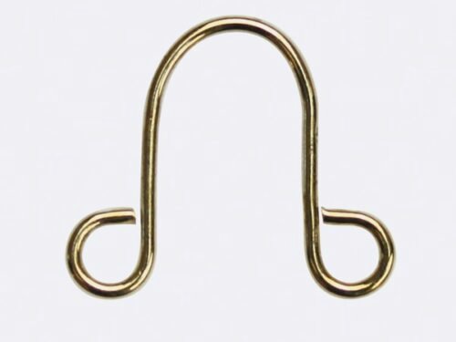 Suspendeur lyre - tube- Boulet en Laiton - B02577