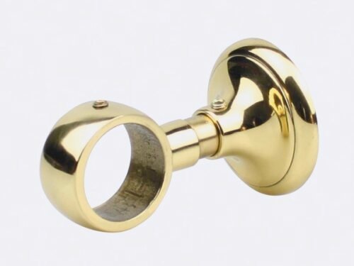 Support lorgnon - R=6cm pour tube- Boulet en Laiton 40mm - B30852