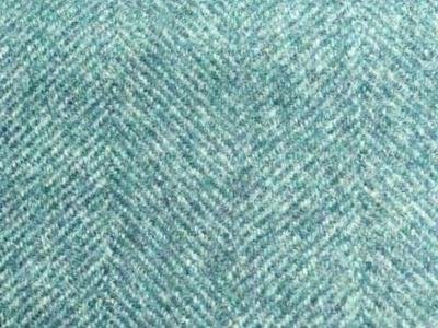 Chevron anglais 100% laine poids tailleur coloris Jade