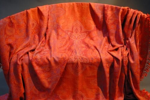 Jeté de canapé en pure laine 310cm*150cm Vadanvasi