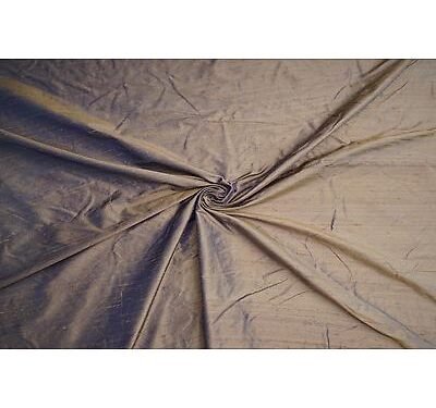 Tissu Shantungs de soie  Chocolat vendu au mètre
