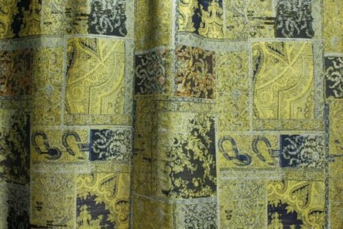 Tissu ameublement laine jacquard Bohême