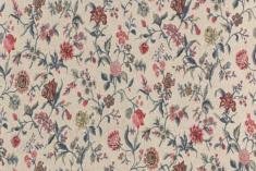 Toile de jouy mprimé NAGPUR bleu