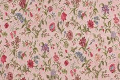 Toile de jouy imprimé NAGPUR rose
