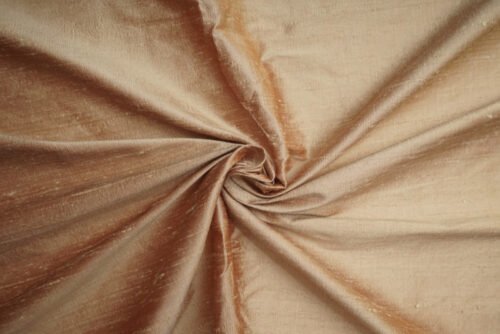 Coupon Soie Shantung coloris Faon 5M80