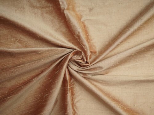 Coupon Soie Shantung coloris Faon 5M80