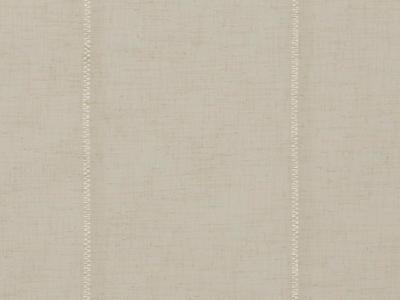Voilage rayé vertical fine rayure damier beige L300 cm Calvi