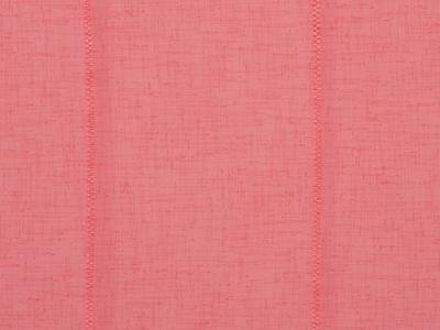 Voilage rayé vertical fine rayure damier rouge L300 cm Calvi