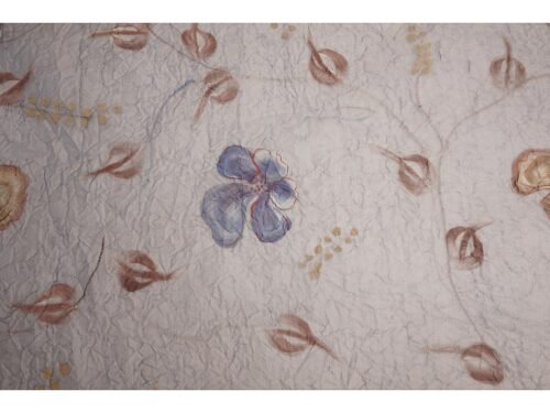 Coupon Soie Plisse Chocolat de 1m90